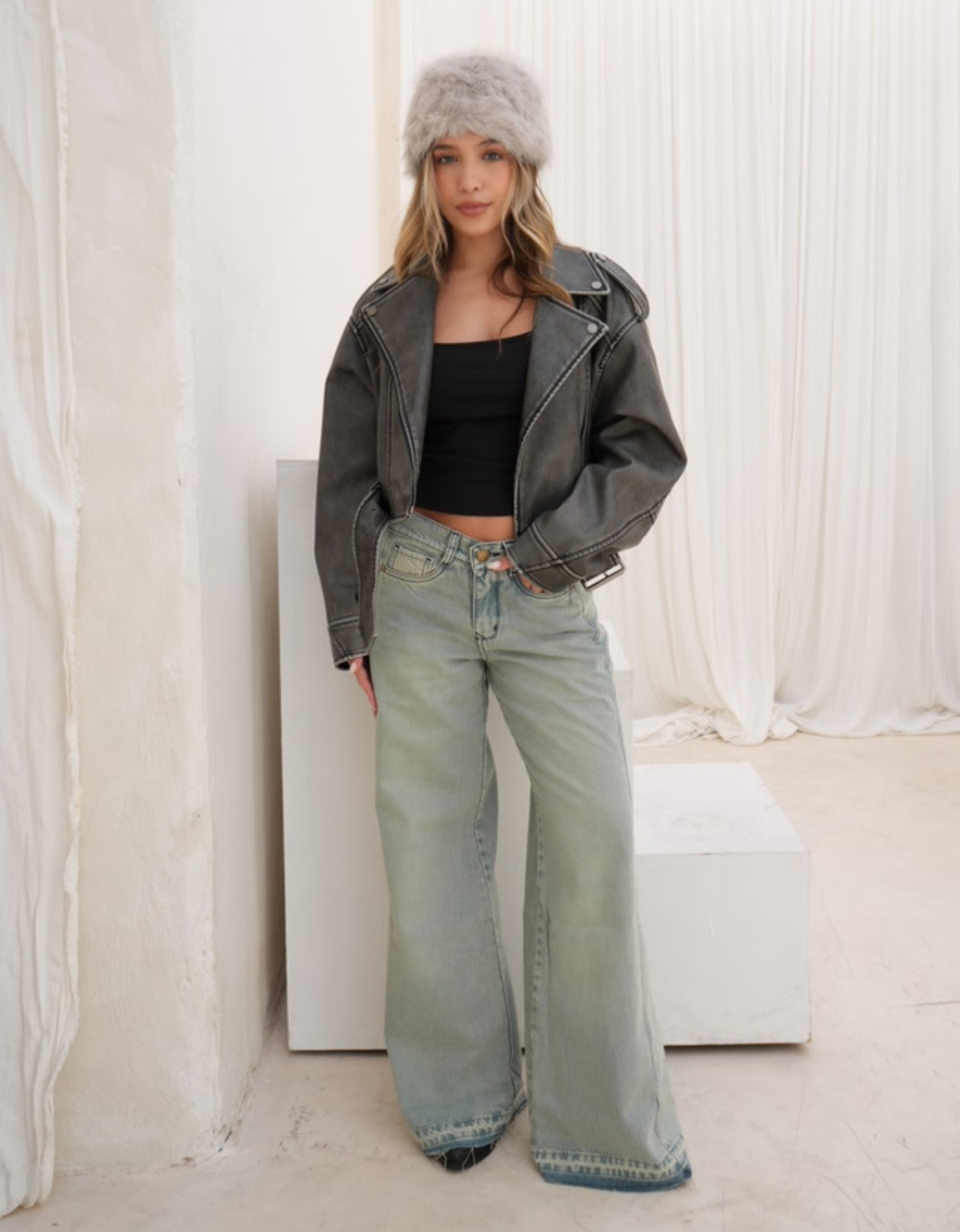19 ART 757 WIDE LEG MATIZADO DETALLE BOTA