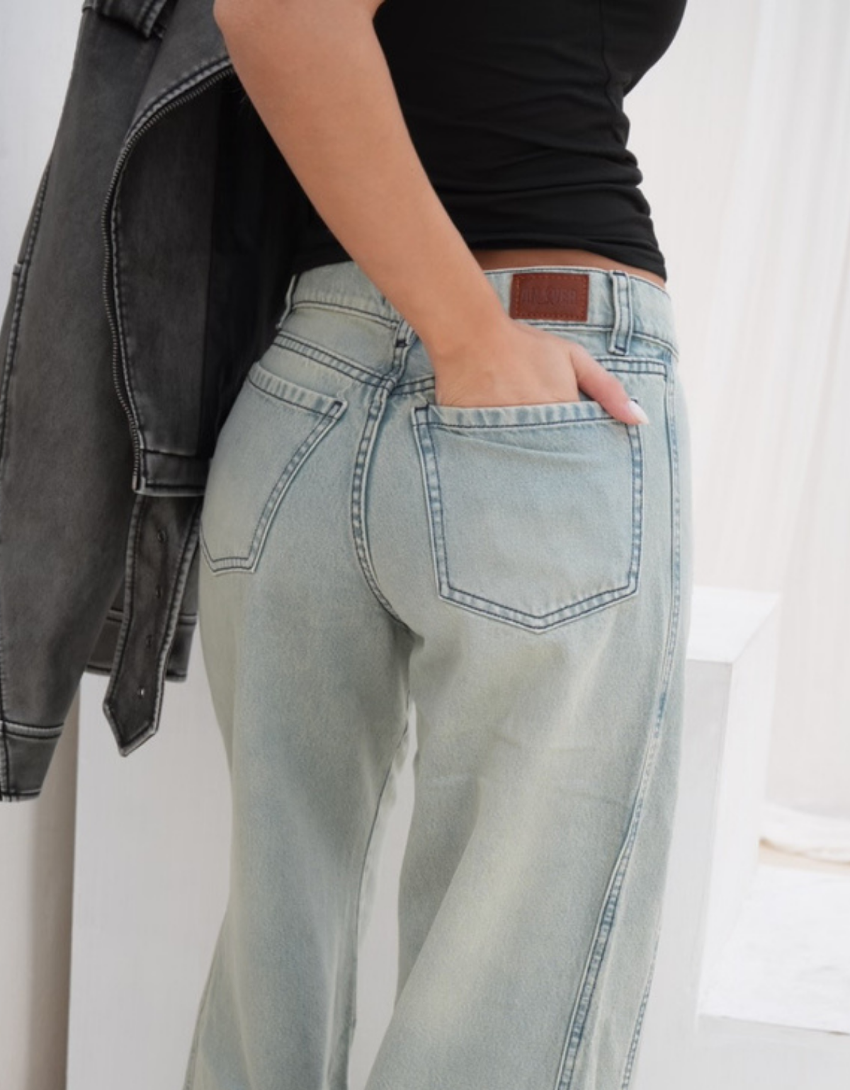 ART 757 WIDE LEG MATIZADO DETALLE BOTA