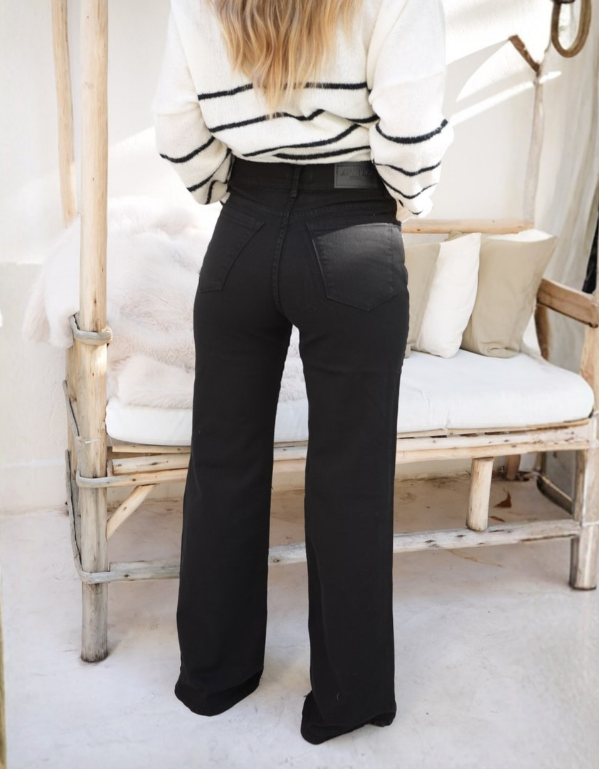 46 ART 753 WIDE LEG CONFORT NEGRO