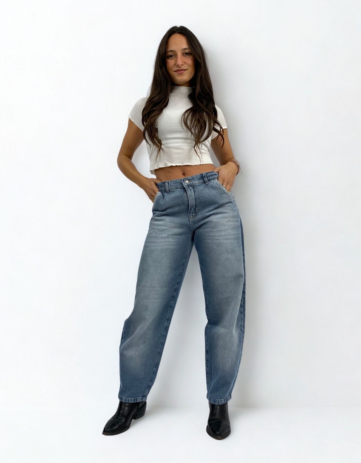 ART 775 BAGGY SKATER CELESTE GRIS LOCALIZADO