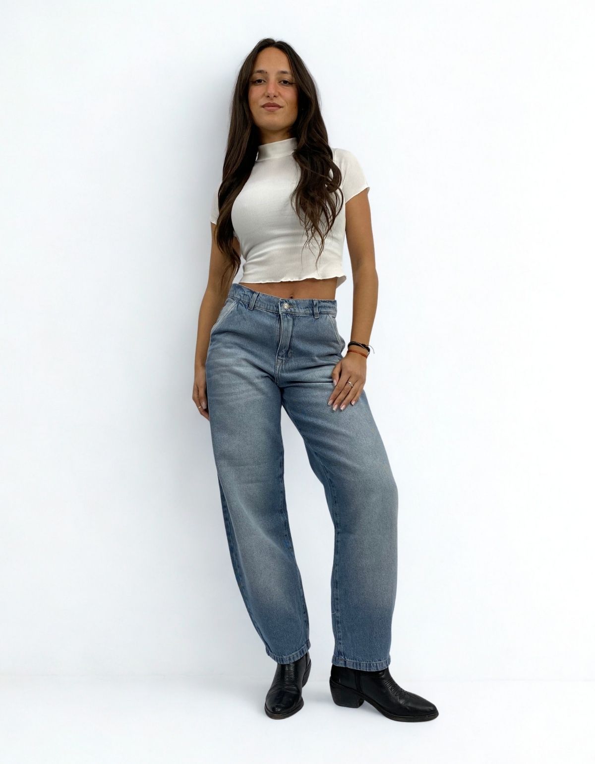 ART 775 BAGGY SKATER CELESTE GRIS LOCALIZADO