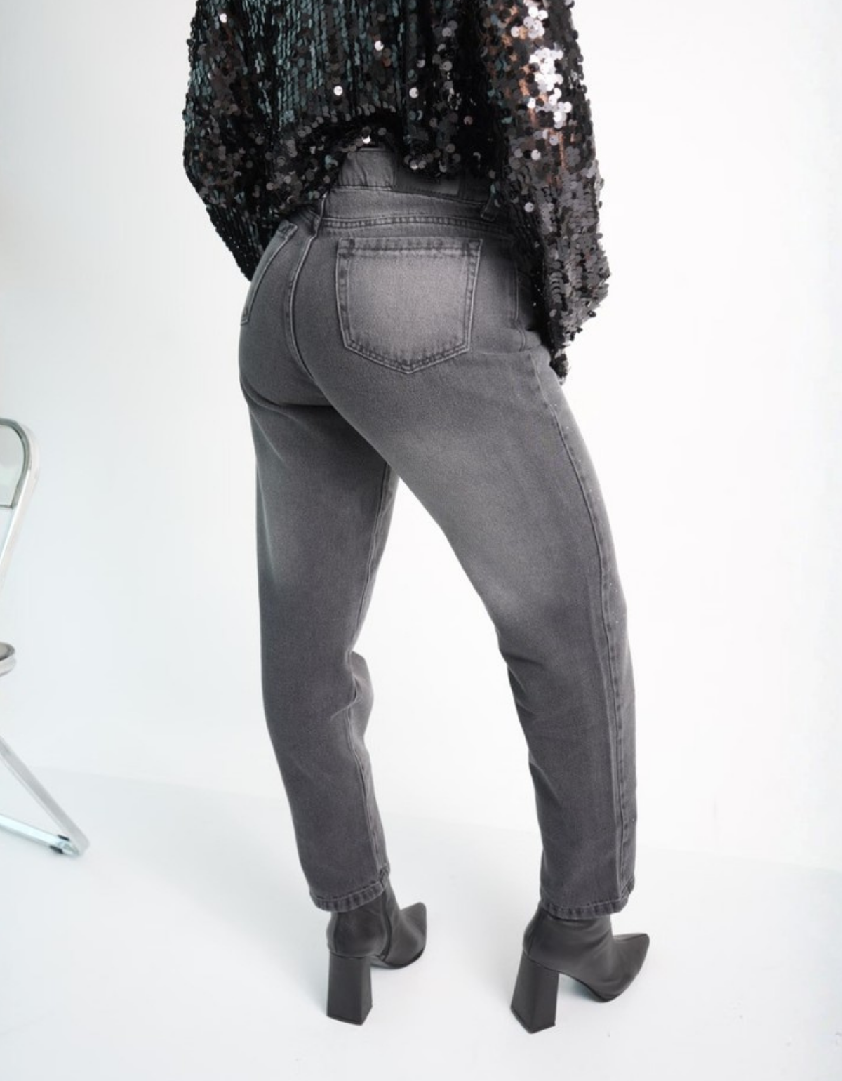 ART 806 MOM NEGRO NEVADO / STRASS